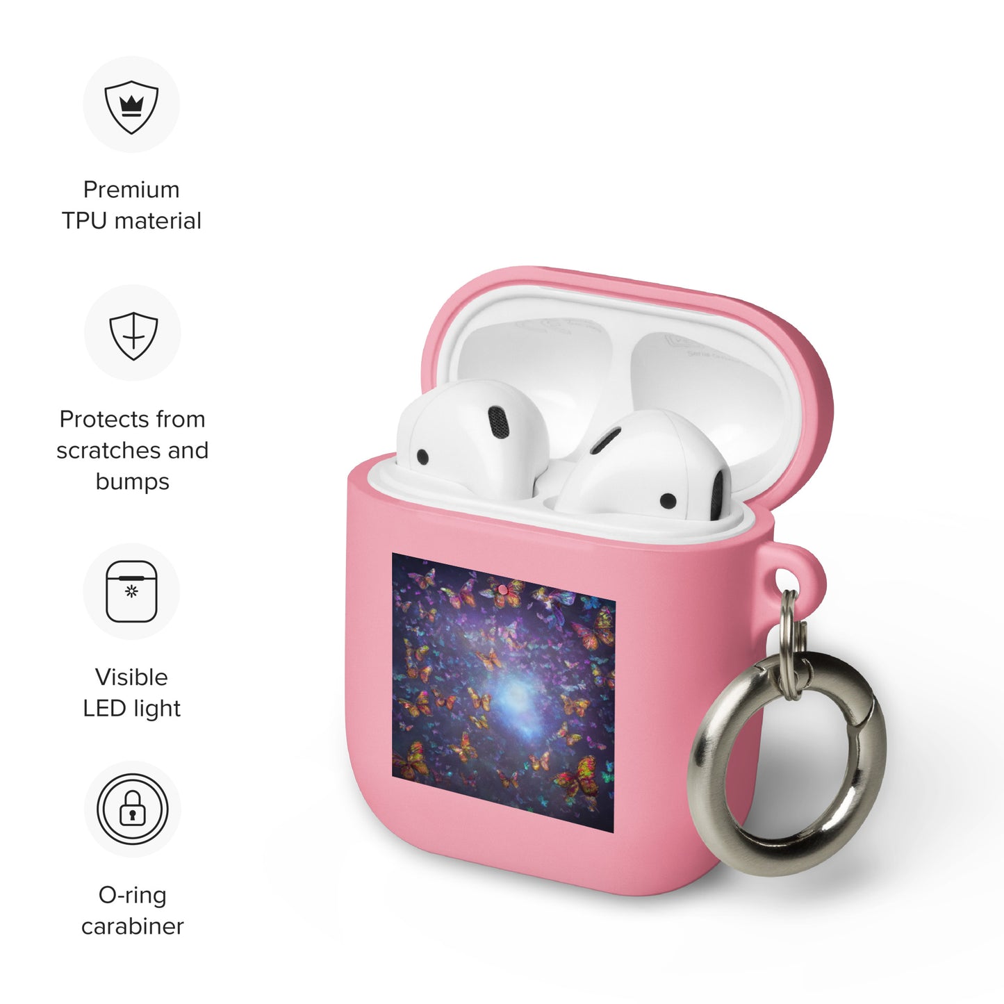Holographic Butterflies Print Patterns Collection AirPods